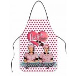 I Love Lucy Apron Chocolate Factory "speed It Up " Design Polka Dot